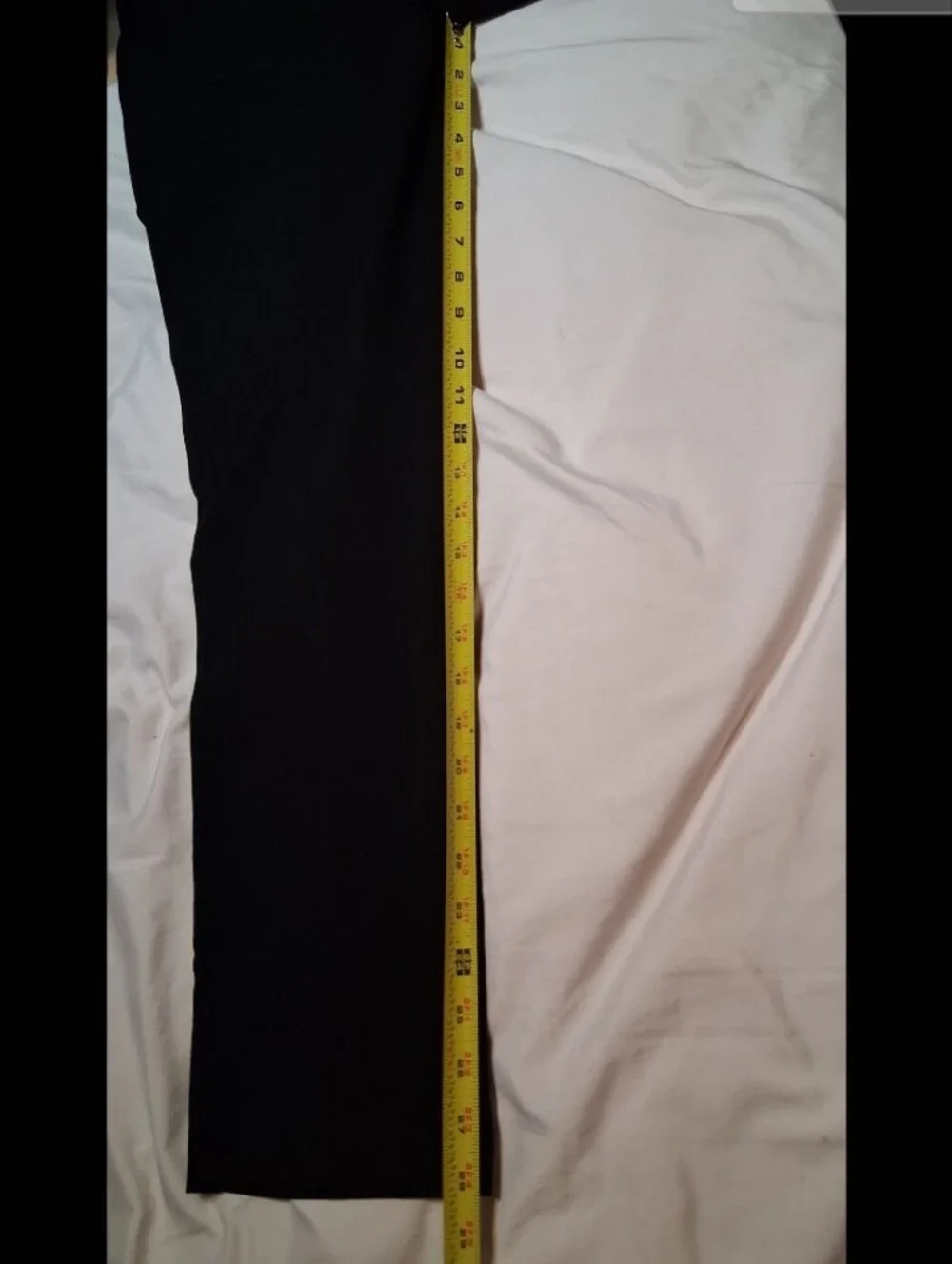 White House Black Market Black Slim Leg Career Pants Size 8R Office Minimalist